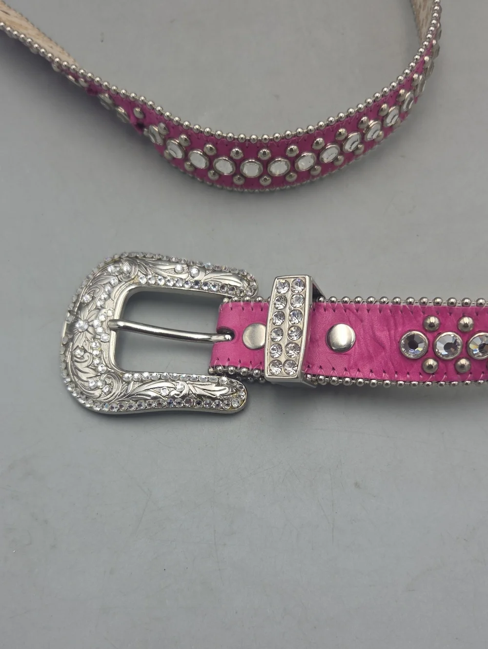 BB Simon Swarovski Belt Pink Women MED/ LARGE